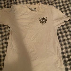 white vans tshirt